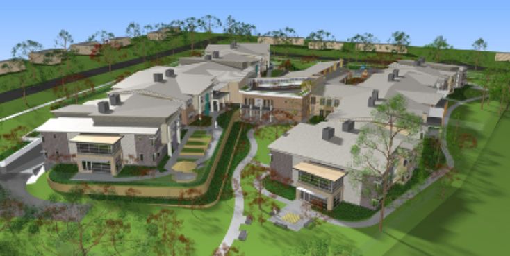 Digital render of Gracewood Retirement Village